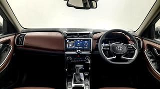 Used 2022 Hyundai Alcazar Signature (O) 7 STR 2.0 Petrol AT Petrol Automatic interior DASHBOARD VIEW