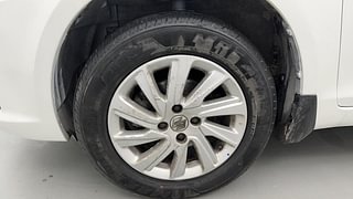 Used 2016 Maruti Suzuki Swift Dzire ZXI Petrol Manual tyres LEFT FRONT TYRE RIM VIEW