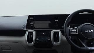 Used 2022 Kia Sonet HTX 1.0 iMT Petrol Manual interior MUSIC SYSTEM & AC CONTROL VIEW