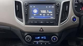 Used 2017 Hyundai Creta [2015-2018] 1.6 SX Plus Auto Diesel Automatic interior MUSIC SYSTEM & AC CONTROL VIEW