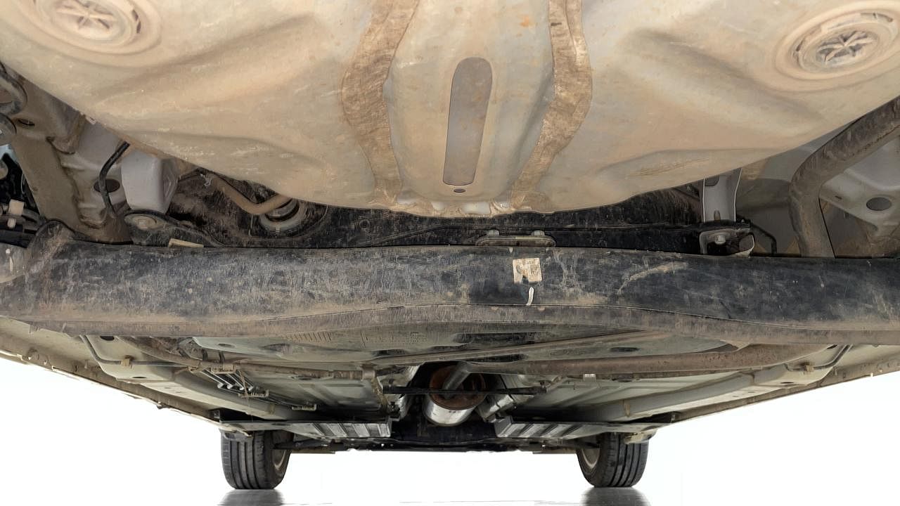 Used 2022 Toyota Glanza G Petrol Manual extra REAR UNDERBODY VIEW (TAKEN FROM REAR)
