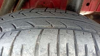 Used 2017 Mahindra KUV100 NXT K8 6 STR Petrol Manual tyres LEFT REAR TYRE TREAD VIEW