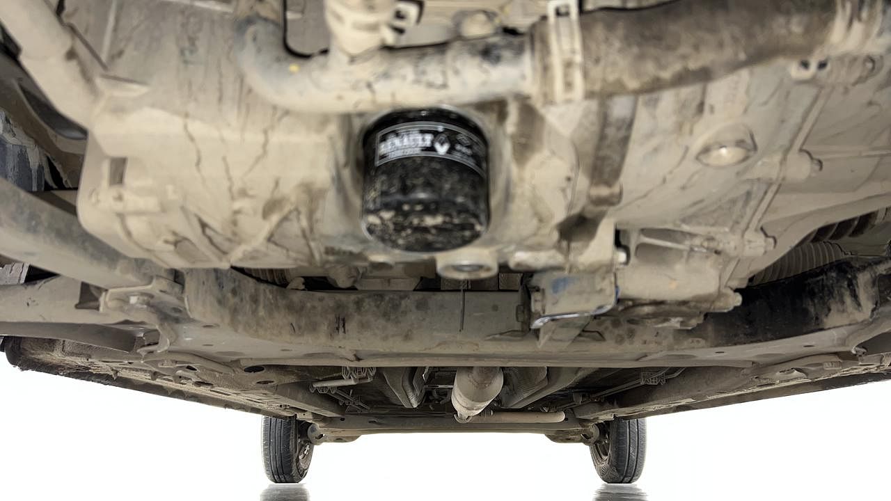 Used 2022 Renault Triber RXZ AMT Dual Tone Petrol Automatic extra FRONT LEFT UNDERBODY VIEW