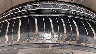 Used 2012 Volkswagen Vento [2010-2015] Highline Petrol AT Petrol Automatic tyres LEFT FRONT TYRE TREAD VIEW