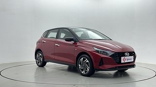 Used 2021 Hyundai New i20 Asta 1.0 Turbo DCT Dual Tone Petrol Automatic exterior RIGHT FRONT CORNER VIEW