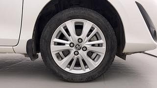 Used 2018 Toyota Yaris [2018-2021] VX CVT Petrol Automatic tyres RIGHT FRONT TYRE RIM VIEW