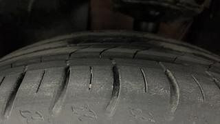 Used 2021 Volkswagen Taigun Topline 1.0 TSI MT Petrol Manual tyres LEFT FRONT TYRE TREAD VIEW