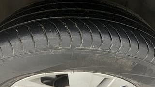 Used 2022 Skoda Kushaq Ambition 1.0L TSI MT Petrol Manual tyres RIGHT FRONT TYRE TREAD VIEW