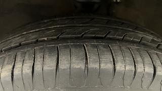 Used 2014 Maruti Suzuki Alto K10 [2010-2014] VXi Petrol Manual tyres LEFT FRONT TYRE TREAD VIEW