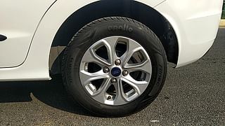 Used 2017 Ford Figo Aspire [2015-2019] Titanium1.5 TDCi Diesel Manual tyres LEFT REAR TYRE RIM VIEW