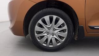 Used 2016 Maruti Suzuki Baleno [2015-2019] Alpha Petrol Petrol Manual tyres LEFT FRONT TYRE RIM VIEW