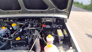 Used 2018 Mahindra Bolero [2011-2020] ZLX BS IV Diesel Manual engine ENGINE LEFT SIDE HINGE & APRON VIEW