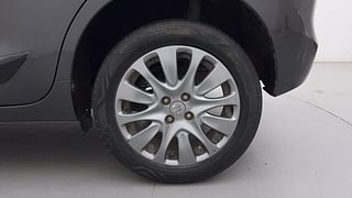 Used 2018 Maruti Suzuki Baleno [2015-2019] Zeta AT Petrol Petrol Automatic tyres LEFT REAR TYRE RIM VIEW