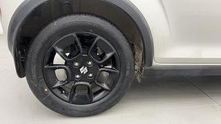Used 2021 Maruti Suzuki Ignis Zeta AMT Petrol Petrol Automatic tyres RIGHT REAR TYRE RIM VIEW