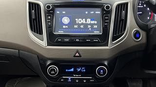 Used 2016 Hyundai Creta [2015-2018] 1.6 SX Plus Auto Petrol Petrol Automatic interior MUSIC SYSTEM & AC CONTROL VIEW