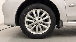 Used 2013 Toyota Etios [2010-2017] VX D Diesel Manual tyres LEFT FRONT TYRE RIM VIEW