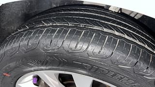 Used 2023 Skoda Slavia Ambition 1.0L TSI MT Petrol Manual tyres LEFT FRONT TYRE TREAD VIEW