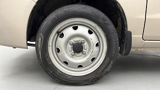 Used 2013 Maruti Suzuki Alto K10 [2010-2014] LXi CNG Petrol+cng Manual tyres LEFT FRONT TYRE RIM VIEW