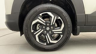 Used 2023 Maruti Suzuki Brezza ZXI Plus AT Petrol Automatic tyres LEFT FRONT TYRE RIM VIEW