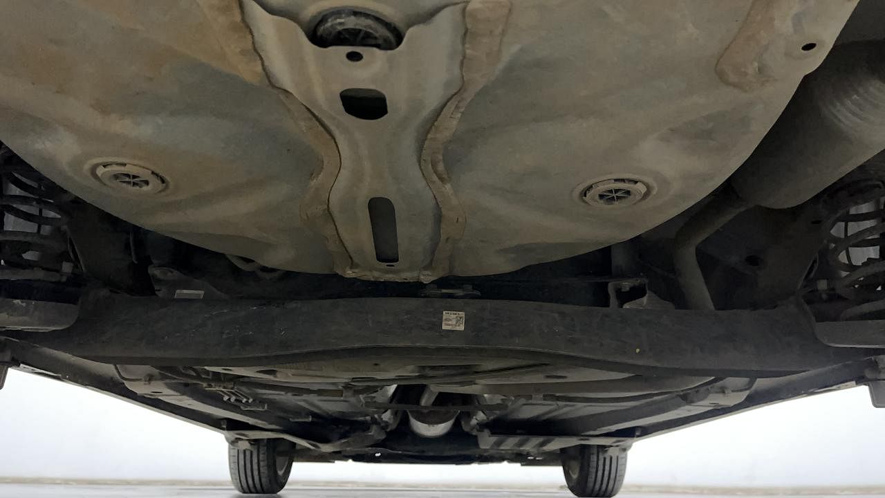 Used 2023 Toyota Glanza V AMT Petrol Automatic extra REAR UNDERBODY VIEW (TAKEN FROM REAR)