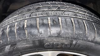 Used 2023 Maruti Suzuki Baleno Alpha AT Petrol Petrol Automatic tyres LEFT FRONT TYRE TREAD VIEW