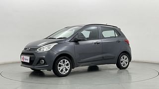 Used 2015 Hyundai Grand i10 [2013-2017] Sportz 1.2 Kappa VTVT CNG (Outside Fitted) Petrol+cng Manual exterior LEFT FRONT CORNER VIEW