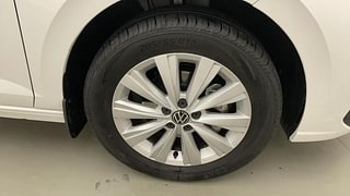 Used 2022 Volkswagen Virtus Highline 1.0 TSI AT Petrol Automatic tyres RIGHT FRONT TYRE RIM VIEW