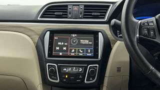 Used 2021 Maruti Suzuki Ciaz Alpha AT Petrol Petrol Automatic interior MUSIC SYSTEM & AC CONTROL VIEW