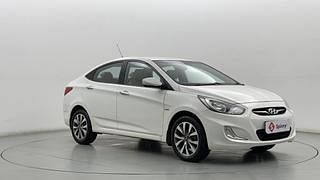 Used 2013 Hyundai Verna [2011-2015] Fluidic 1.6 VTVT SX Opt AT Petrol Automatic exterior RIGHT FRONT CORNER VIEW