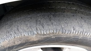 Used 2015 Maruti Suzuki Celerio [2014-2021] ZXi Petrol Manual tyres LEFT FRONT TYRE TREAD VIEW