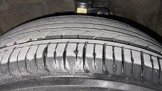Used 2015 Maruti Suzuki Celerio ZXI AMT Petrol Automatic tyres LEFT FRONT TYRE TREAD VIEW