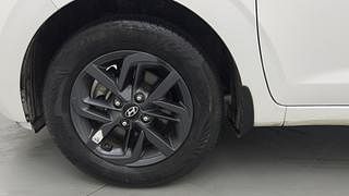 Used 2022 Hyundai Grand i10 Nios Sportz 1.2 Kappa VTVT Petrol Manual tyres LEFT FRONT TYRE RIM VIEW