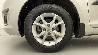 Used 2015 Maruti Suzuki Swift [2011-2017] VXi Petrol Manual tyres LEFT FRONT TYRE RIM VIEW