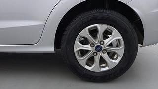 Used 2018 Ford Figo Aspire [2015-2019] Titanium 1.2 Ti-VCT Petrol Manual tyres LEFT REAR TYRE RIM VIEW