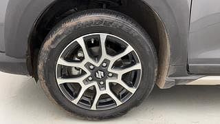 Used 2022 Maruti Suzuki XL6 Alpha Plus MT Petrol Petrol Manual tyres LEFT FRONT TYRE RIM VIEW