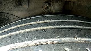 Used 2013 Honda City [2012-2013] V AT (AVN) Petrol Automatic tyres LEFT FRONT TYRE TREAD VIEW