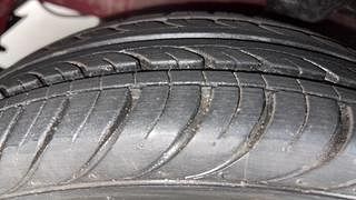 Used 2015 Hyundai Eon [2011-2018] Magna + Petrol Manual tyres LEFT FRONT TYRE TREAD VIEW