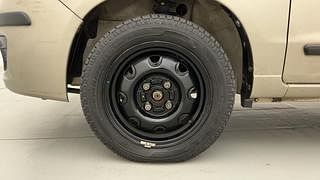 Used 2013 Maruti Suzuki Alto K10 [2010-2014] VXi Petrol Manual tyres LEFT FRONT TYRE RIM VIEW