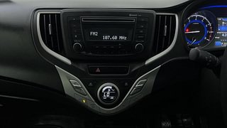 Used 2017 Maruti Suzuki Baleno [2015-2019] Zeta Petrol Petrol Manual interior MUSIC SYSTEM & AC CONTROL VIEW