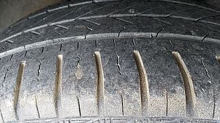 Used 2015 Hyundai Xcent [2014-2017] S (O) Petrol Petrol Manual tyres LEFT REAR TYRE TREAD VIEW