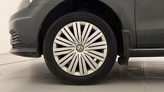 Used 2019 Volkswagen Ameo [2016-2020] 1.0 Comfortline Petrol Petrol Manual tyres LEFT FRONT TYRE RIM VIEW