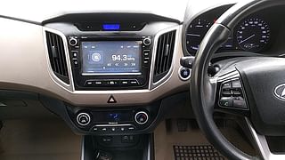 Used 2017 Hyundai Creta [2015-2018] 1.6 SX (O) Diesel Manual interior MUSIC SYSTEM & AC CONTROL VIEW