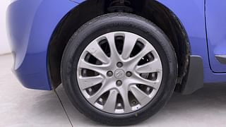 Used 2017 Maruti Suzuki Baleno [2015-2019] Zeta Petrol Petrol Manual tyres LEFT FRONT TYRE RIM VIEW