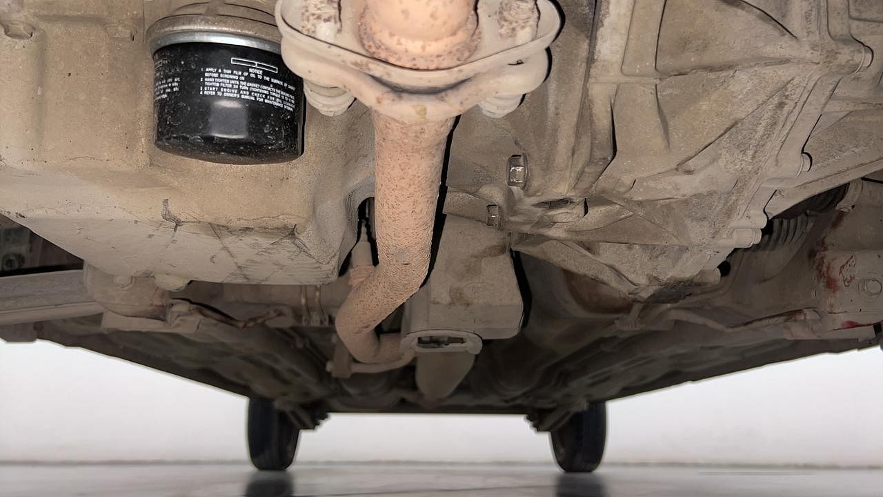 Used 2015 Maruti Suzuki Alto K10 [2014-2019] VXI AMT Petrol Automatic extra FRONT LEFT UNDERBODY VIEW