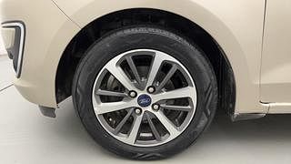 Used 2020 Ford Figo Aspire [2019-2021] Titanium Plus 1.2 Ti-VCT Petrol Manual tyres LEFT FRONT TYRE RIM VIEW