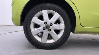 Used 2012 Nissan Micra [2010-2013] XV Petrol Petrol Manual tyres RIGHT REAR TYRE RIM VIEW