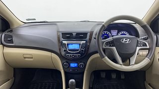 Used 2013 Hyundai Verna [2011-2015] Fluidic 1.6 VTVT SX Petrol Manual interior DASHBOARD VIEW