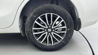 Used 2019 Maruti Suzuki Dzire [2017-2020] ZXi Plus AMT Petrol Automatic tyres LEFT REAR TYRE RIM VIEW