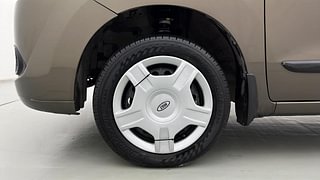 Used 2011 Maruti Suzuki Wagon R 1.0 [2010-2019] VXi Petrol Manual tyres LEFT FRONT TYRE RIM VIEW