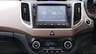 Used 2016 Hyundai Creta [2015-2018] 1.6 SX Plus Auto Diesel Automatic interior MUSIC SYSTEM & AC CONTROL VIEW